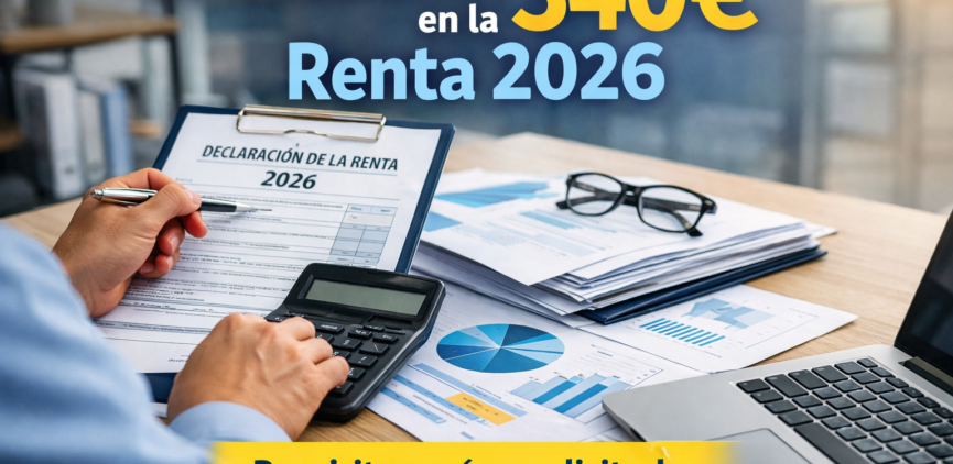 Deducción de 340 euros en la Renta 2026 para trabajadores con ingresos bajos
